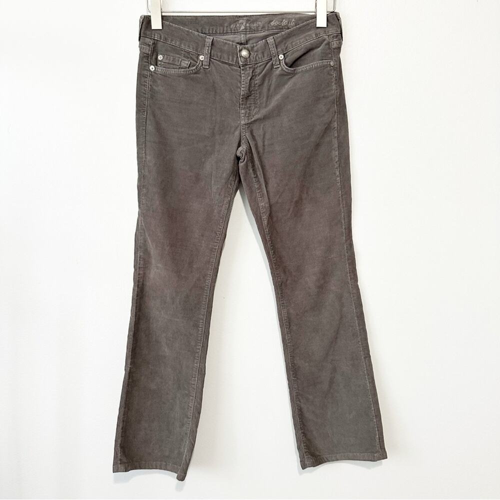 7 for all mankind bootcut gray corduroy jeans pants size 29 7FAM